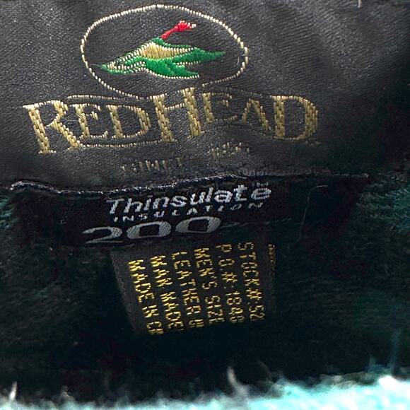 REDHEAD RED HEAD Duck Hunting Brown 3M Thinsulate Front Zip 200 Gram Boots Men 9 main image 6